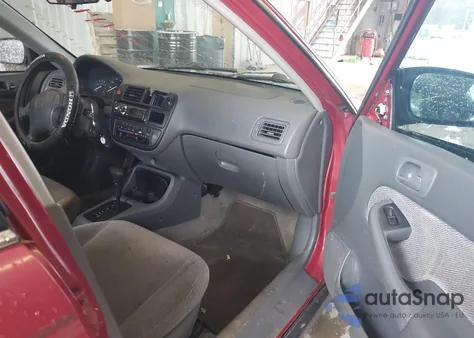 1998 Honda Civic Lx z USA, uszkodzony, nr VIN 1HGEJ6679WL045652